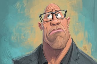 make cartoon caricature, avatar