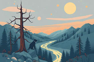create a custom vector illustration for digital or print