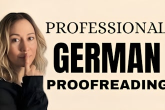 proofread and copy edit your german novel text ebooks as german proofreader