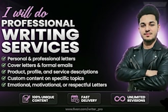 write professional letters and clear human content