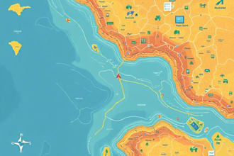 illustrate a creative vector map