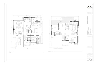 do floor plan for contractor and home builder in autocad or revit