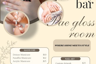 design creative canva posters and flyers for events or promotions