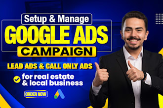 setup google ads adwords ppc campaign for local business to get leads and calls