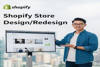 build shopify ecommerce store design, shopify store design, shopify web expert