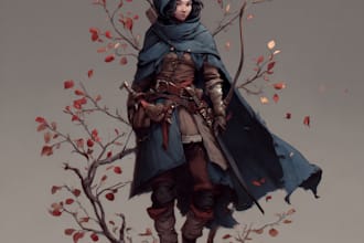 draw your oc, world of warcraft or dnd character art