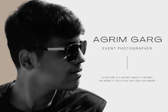 provide stunning event photography and post processing
