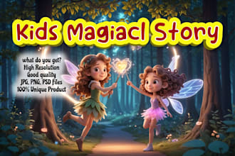 design whimsical children storybooks