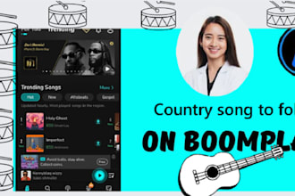 do a boomplay music and promote your country song to folk