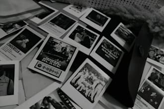 create and ship aesthetic custom polaroids from your photos