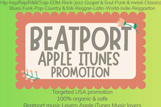 increase beatport music lovers and apple itunes music lovers