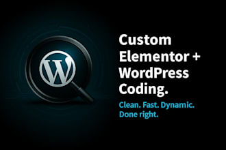customize  wordpress theme or elementor pro customization with advanced logic