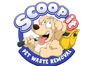 design a clean and professional pet waste removal logo