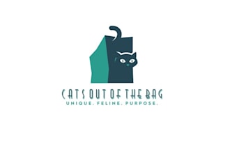 design minimalist retailer cats logo