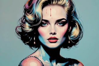 make a beautiful wpap pop art portrait