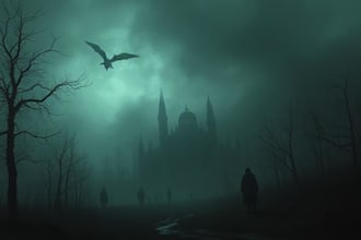 draw dark art illustration