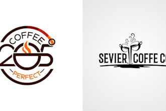 do a minimalist logo for the coffee shop company or cafe