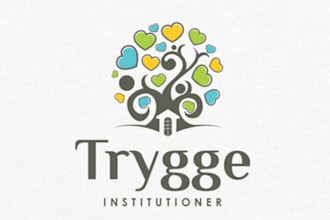 design modern childcare, babyshop, school and kids logo