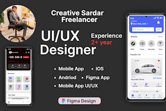 design user friendly and modern uiux for websites or mobile apps