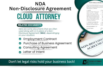 draft a professional nda or confidentiality agreement