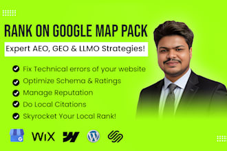 boost local traffic by dominating google maps with GEO , SEO and aeo