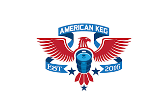 design magnificent american keg logo