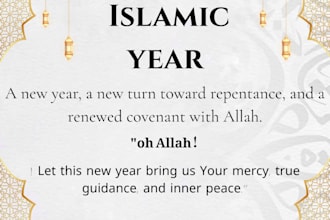 design professional islamic or business flyers and posters