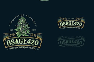 design an attractive cannabis, hemp, or marijuana logo