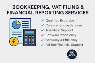 do bookkeeping vat filing and financial reporting