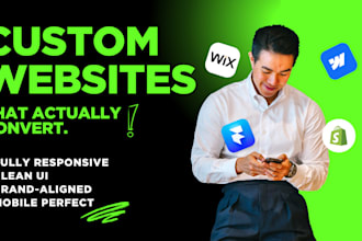 a responsive business website