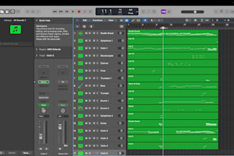 create and record a musical theatre backing track