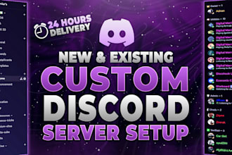 setup new and existing discord server setup, whop setup within 24 hours