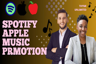 powerful music promotion on apple music and spotify  boost your streams and fans