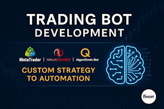 create trading bot for metatrader, ctrader, quantconnect, ninjatrader