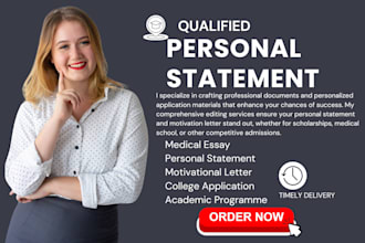 expertly edit your personal statement for fellowship, medical school, residency