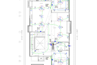 do architectural and electrical layouts using autocad 2d
