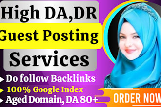 provide high da guest posting service