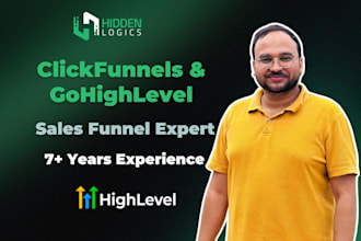 build or fix your clickfunnels or gohighlevel sales funnel
