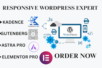 design wordpress website using gutenberg crocoblock astra pro brick expert