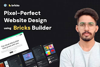 design responsive wordpress website using bricks builder
