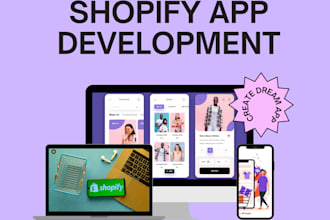 create professional shopify public and private app for you