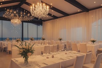 design wedding venue rendering with photorealistic rendering