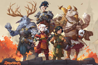draw your dnd party art or dnd character art no ai