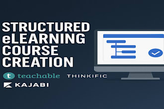 create a structured elearning course for any platform