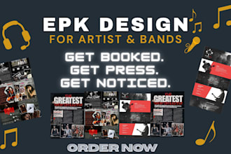 epk, electronic press kit, band epk, artist epk, music press kit, music branding