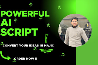 research and write captivating video script
