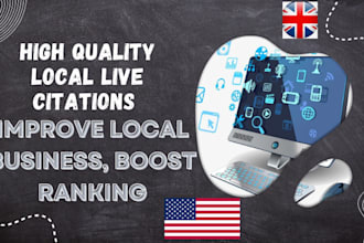 do local citations and directory submission for US and UK SEO
