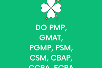 do pmp, gmat, pgmp, psm, csm, cbap, ccba, ecba