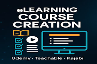 build and format a course for udemy, teachable, or kajabi