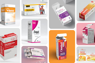 make professional pharma product packaging and label design